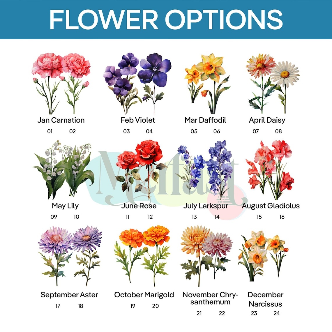 Custom Great Grandma's Garden Suncatcher, Birth Flower Stained Glass Window Decor, Mother's Day Gift, Gift from Grandkids, Grammy Present