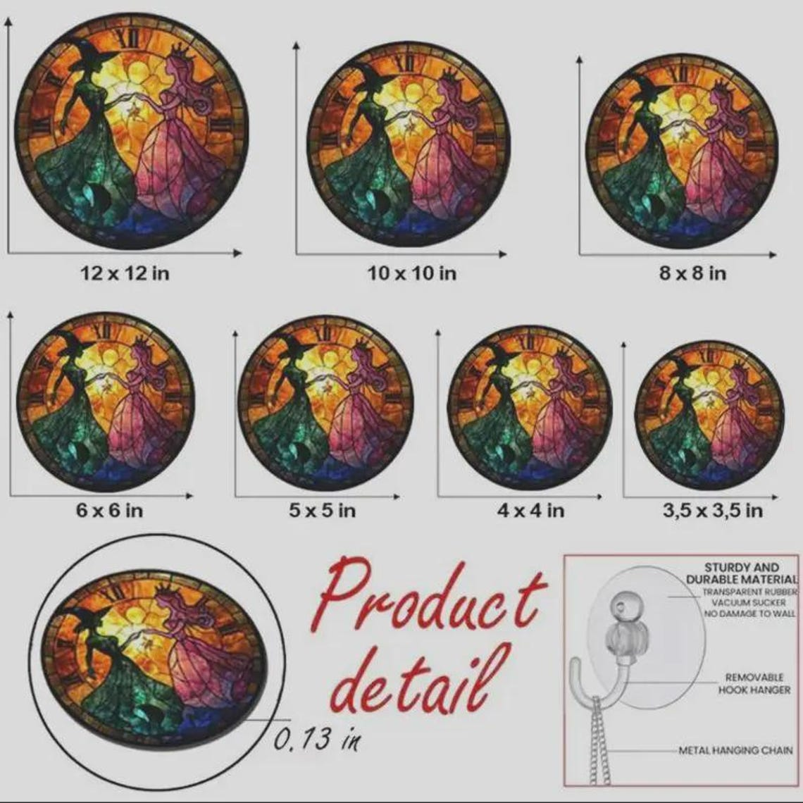 Custom Love Mom Stained Glass Suncatcher, Mother's Day Gift, Birthday Gift