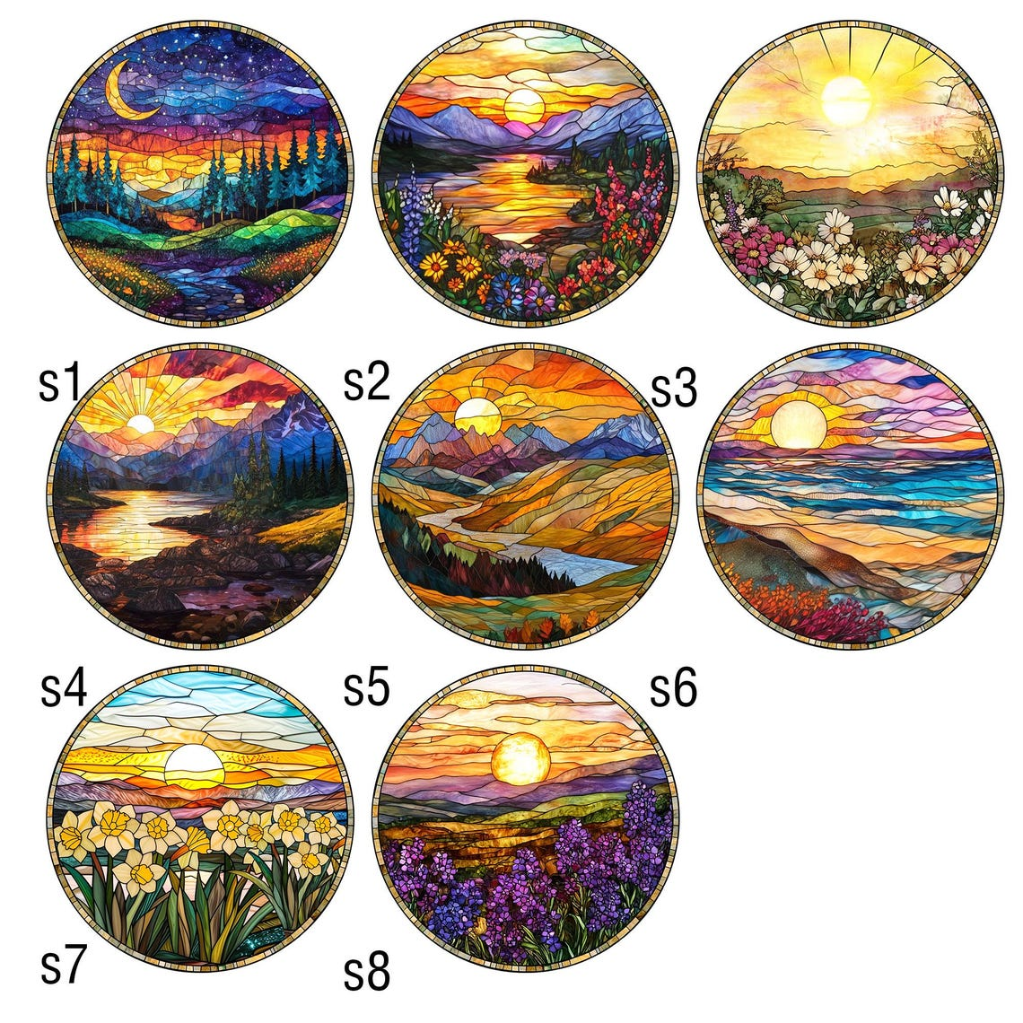 Memorial Stained Glass Suncatcher Sympathy Gift, Loss Of Mom Family Ornament, Dad Remembrance Keepsake, In Loving Memory