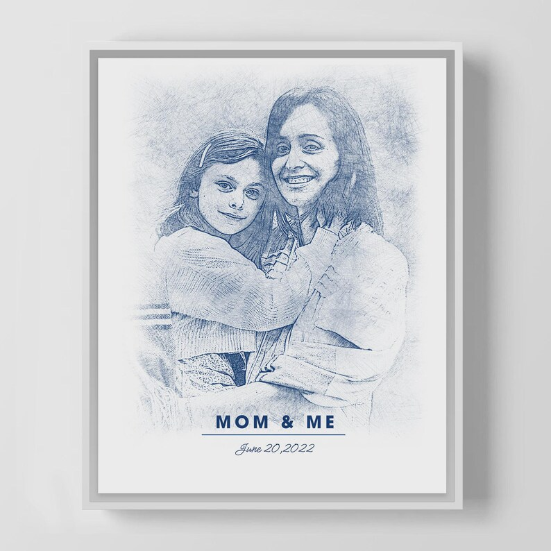 For my Mom Mother's Day Personalized Photo Wall Art, Gift for Mom Custom Canvas | Custom Wall Art | Your Photo on Canvas Wall Art| Gift Idea