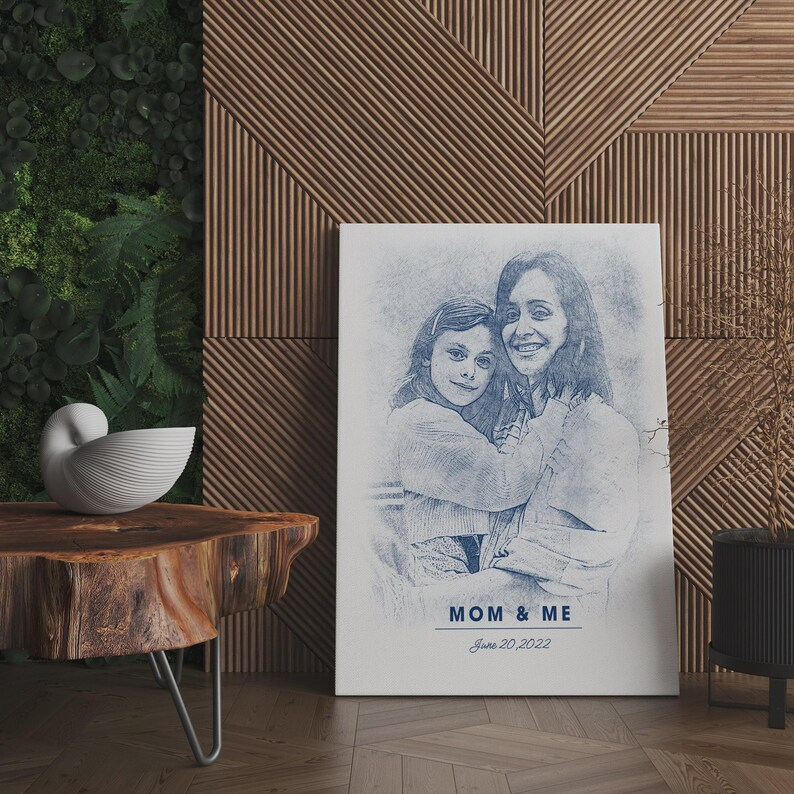 For my Mom Mother's Day Personalized Photo Wall Art, Gift for Mom Custom Canvas | Custom Wall Art | Your Photo on Canvas Wall Art| Gift Idea