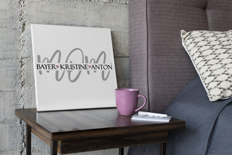 Mother's Day Canvas Sign, Definition of Mom, Personalized Canvas for Mom, Custom Gift for Mom, Custom Mom Gift, Mother's Day Gift