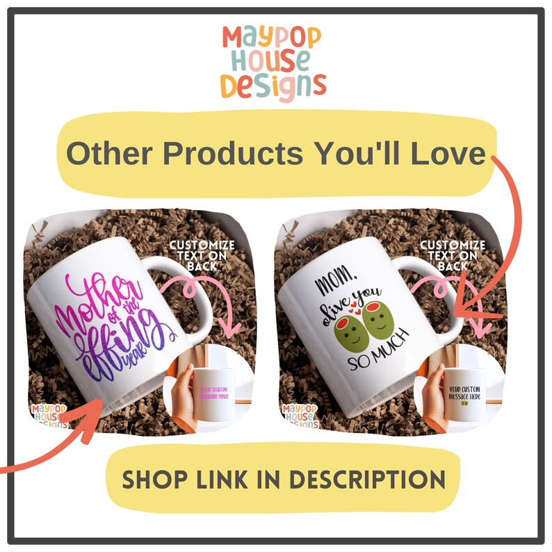 Personalized Funny Mom Mug – Custom Coffee Cup for Mom – Sarcastic Mother’s Day or Birthday Gift for Mom