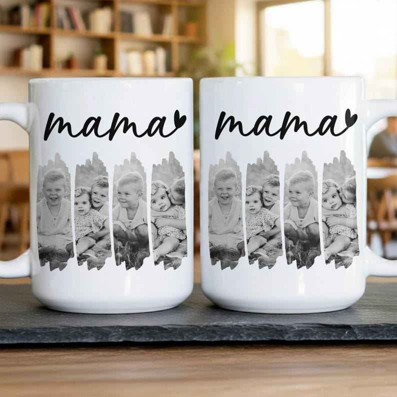 Custom Photo Mug for Mom – Personalized Coffee Cup, Perfect Mother’s Day or Birthday Gift