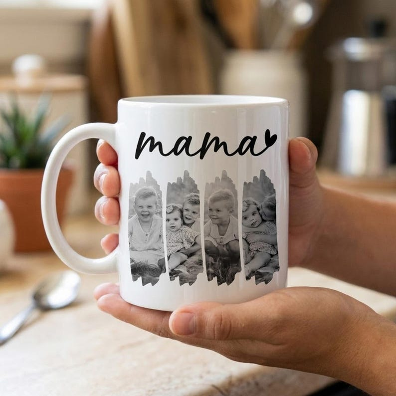 Custom Photo Mug for Mom – Personalized Coffee Cup, Perfect Mother’s Day or Birthday Gift
