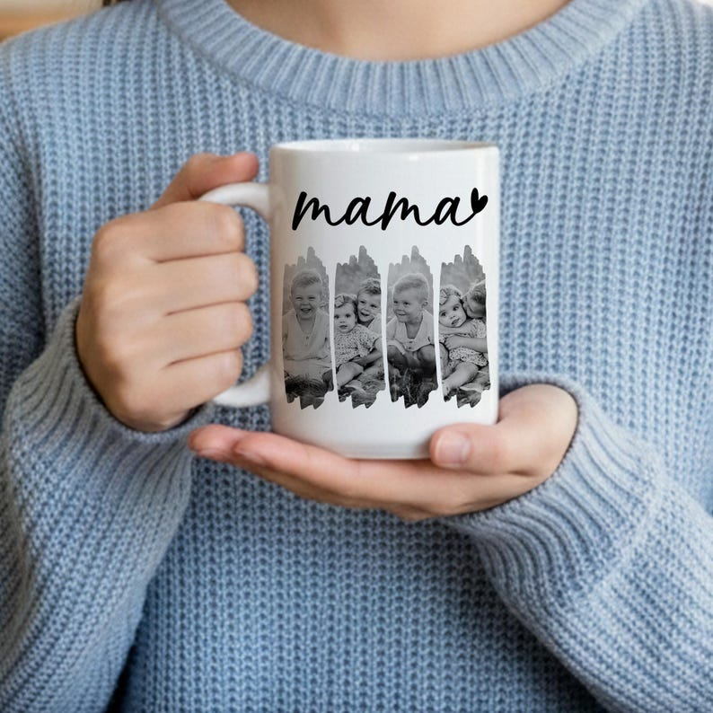 Custom Photo Mug for Mom – Personalized Coffee Cup, Perfect Mother’s Day or Birthday Gift