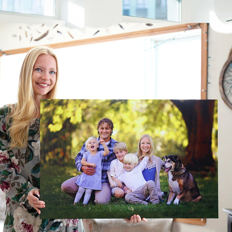 Custom Canvas Prints with Your Photos | Personalized Mother's Day Gift Idea | High-Quality Wall Art Decor