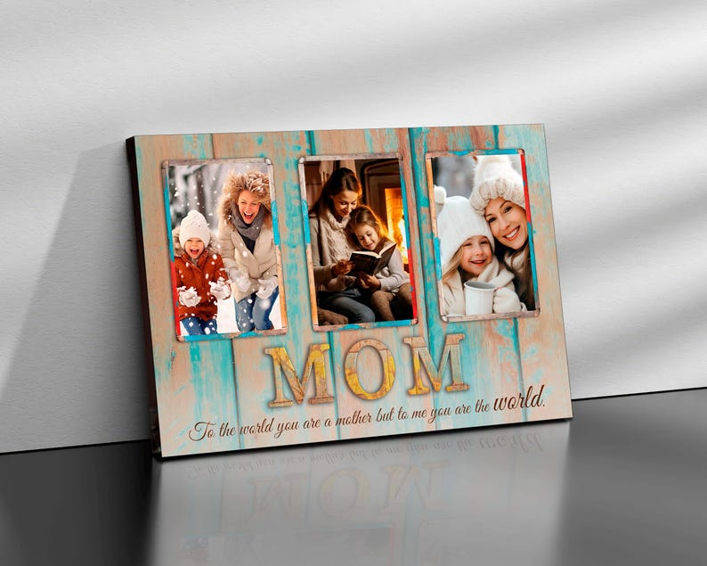 Personalized Photo Canvas Print, Mother's Day Gift