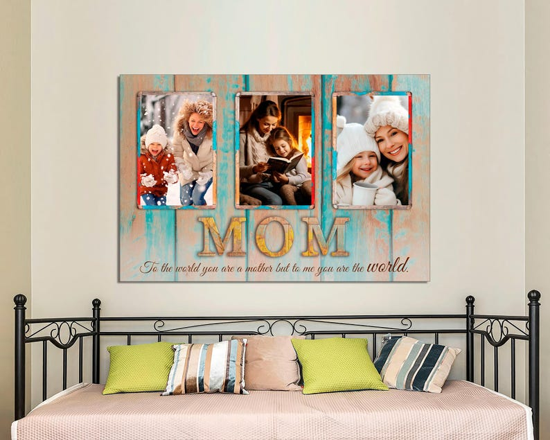 Personalized Photo Canvas Print, Mother's Day Gift