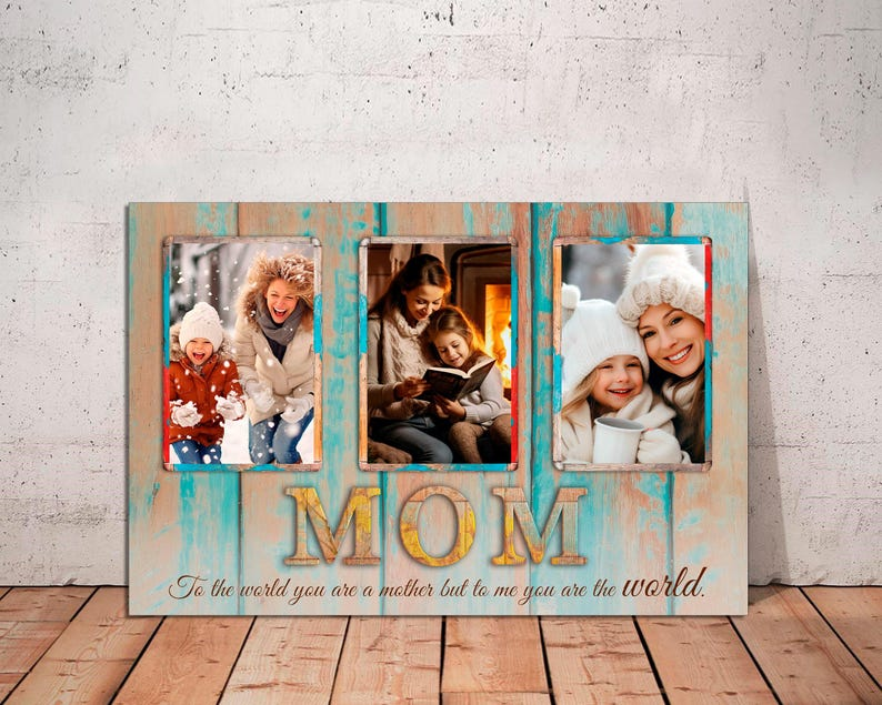 Personalized Photo Canvas Print, Mother's Day Gift