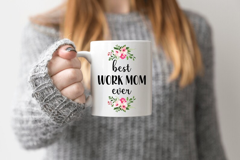 Best Work Mom Mug – Personalized Funny Gift for Mom or Coworker