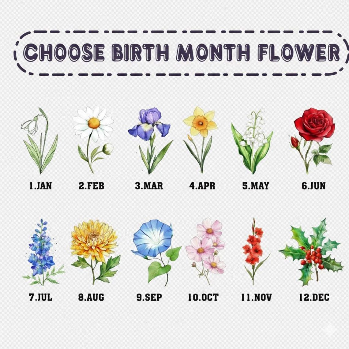 Personalized Mother's Day Suncatcher, Custom Birth Flower Mason Jar Window Hanging