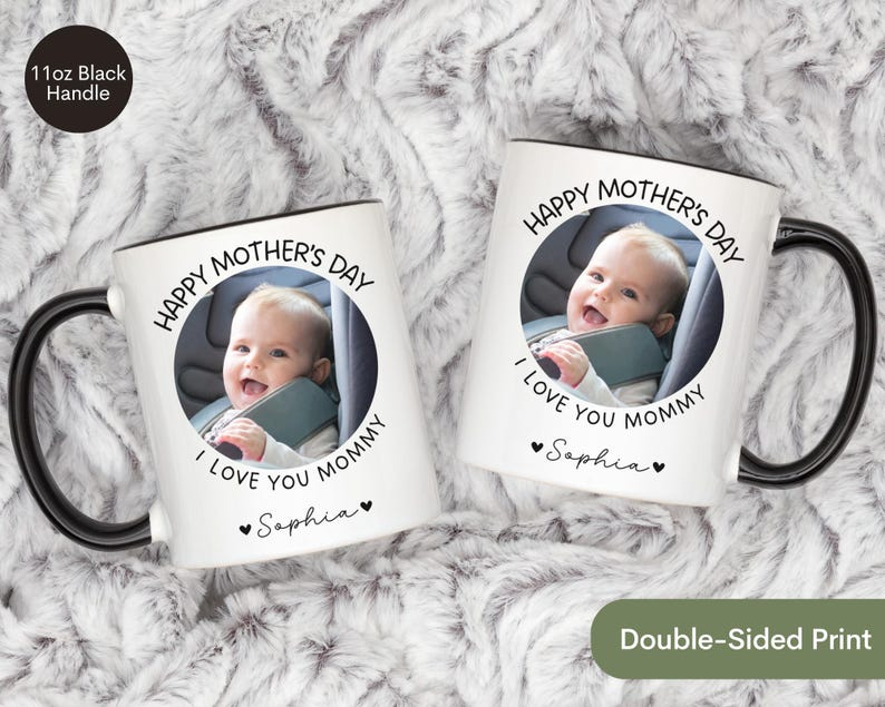 First Mother’s Day Mug – Personalized Gift from Baby, Perfect New Mom Keepsake