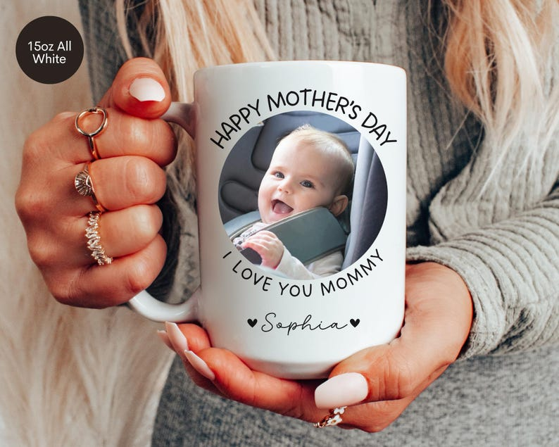 First Mother’s Day Mug – Personalized Gift from Baby, Perfect New Mom Keepsake