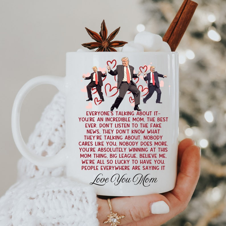 Best Mom Ever Trump Mug – Funny Personalized Coffee Mug, Perfect Gift for Mom