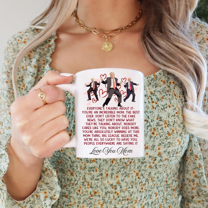 Best Mom Ever Trump Mug – Funny Personalized Coffee Mug, Perfect Gift for Mom