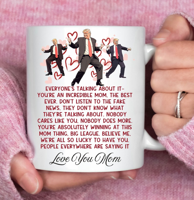 Best Mom Ever Trump Mug – Funny Personalized Coffee Mug, Perfect Gift for Mom