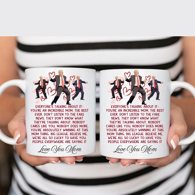 Best Mom Ever Trump Mug – Funny Personalized Coffee Mug, Perfect Gift for Mom