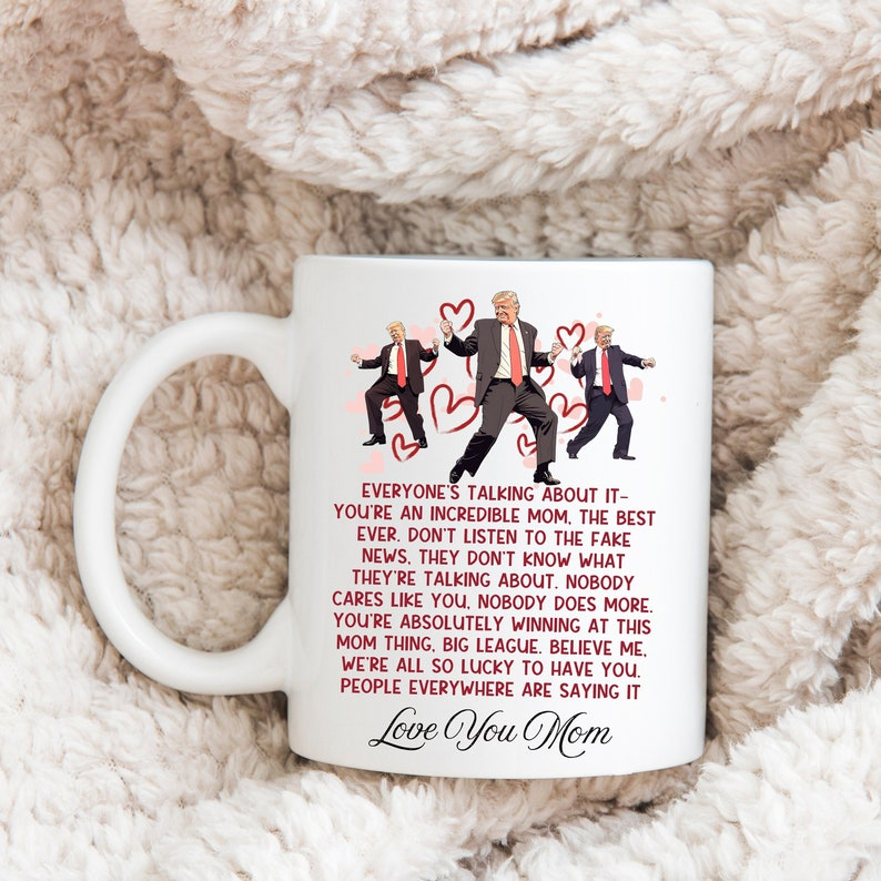 Best Mom Ever Trump Mug – Funny Personalized Coffee Mug, Perfect Gift for Mom