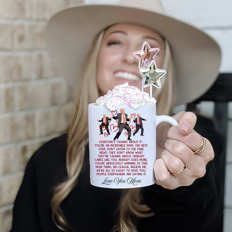 Best Mom Ever Trump Mug – Funny Personalized Coffee Mug, Perfect Gift for Mom