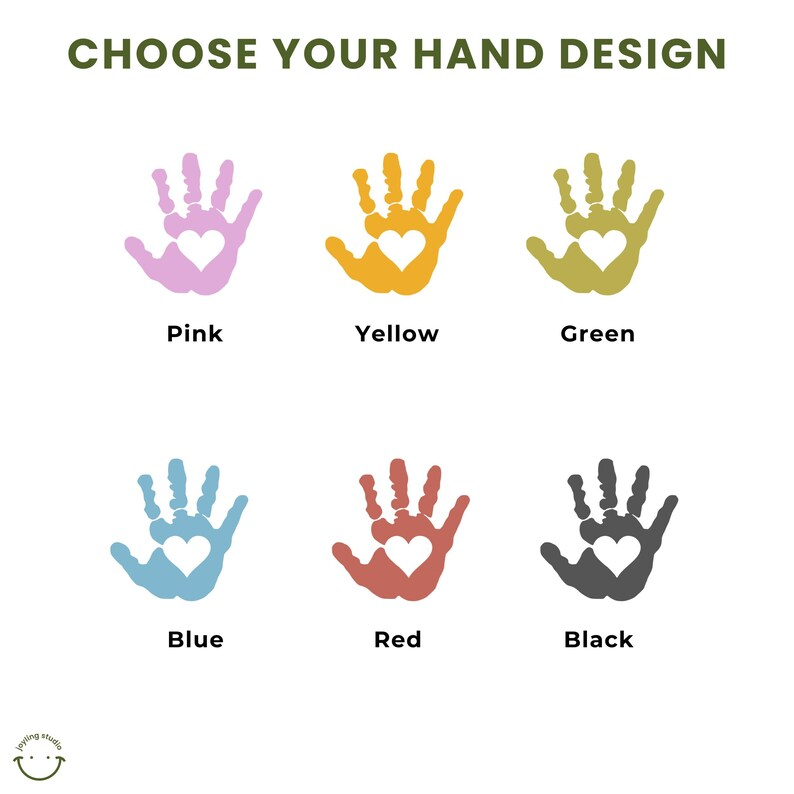 Personalized Family Mug with Names & Handprints – Cute Gift from Kids for Mom, Dad or Grandparents