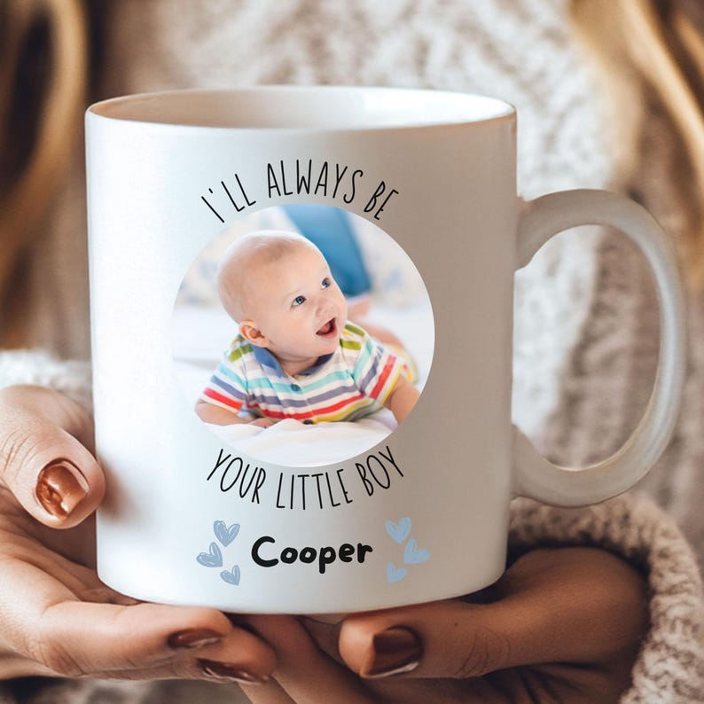 Personalized Photo Mug for Mom – “I’ll Always Be Your Little Girl” Custom Baby Picture Gift