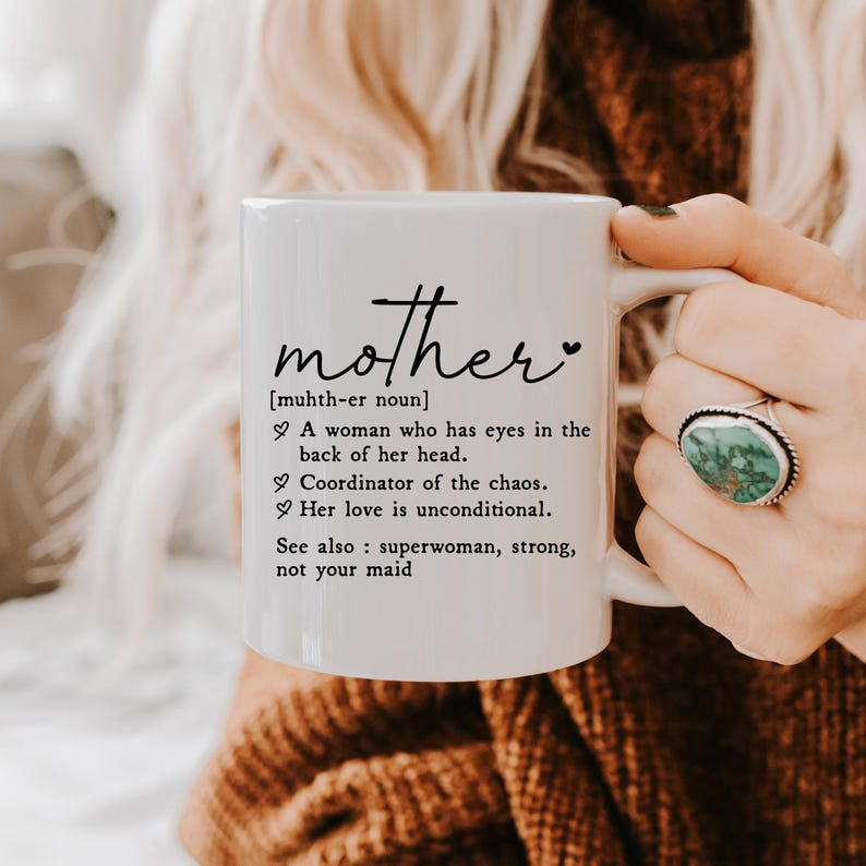 Mother Definition Mug – Funny & Heartfelt Mom Coffee Mug, Perfect Mother’s Day Gift