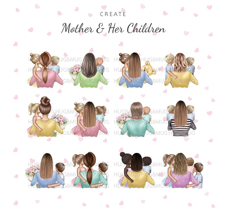 Mom and Daughter Mug – Personalized Mom & Girl Coffee Mug, Perfect Mother’s Day Gift