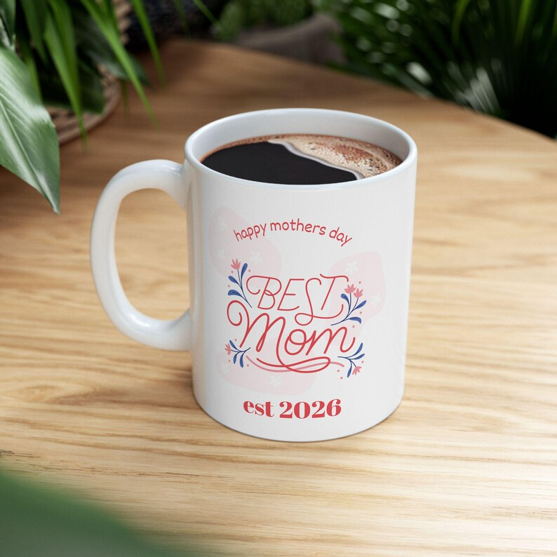Mom Floral Coffee Mug | Mother's Day Gift
