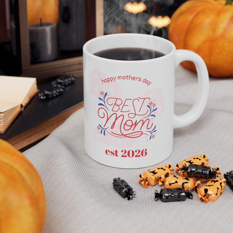 Mom Floral Coffee Mug | Mother's Day Gift