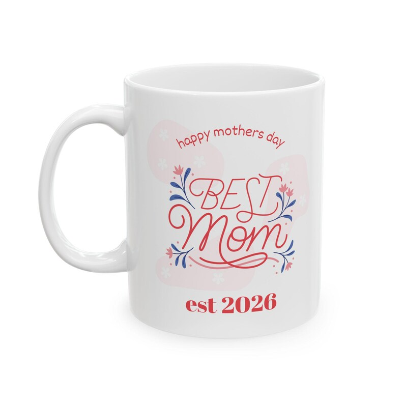 Mom Floral Coffee Mug | Mother's Day Gift