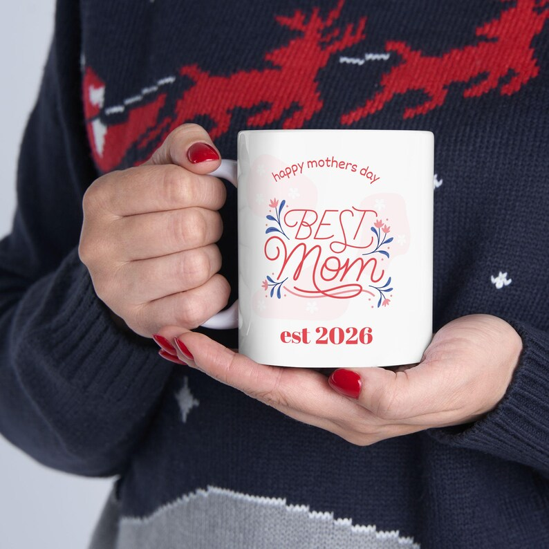 Mom Floral Coffee Mug | Mother's Day Gift