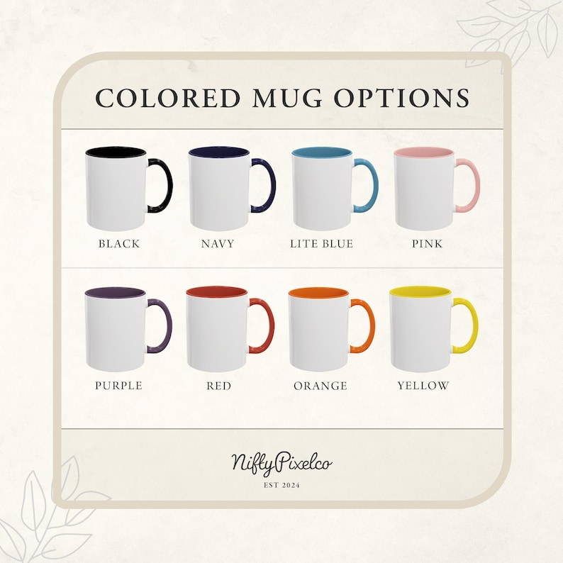 New Mama EST Mug – Personalized Name & Year Coffee Mug, Perfect Gift for New Mom