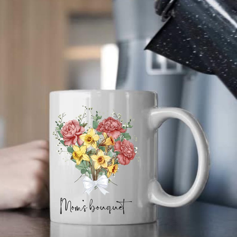 Personalized Mama Mug with Kids Names – Perfect Mother’s Day, Birthday & Christmas Gift