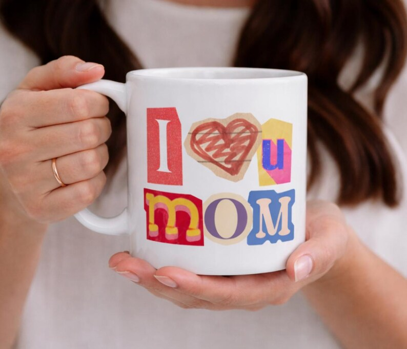Personalized Photo Collage Mug for Mom – Custom Picture & Text Coffee Mug, Perfect Mother’s Day Gift