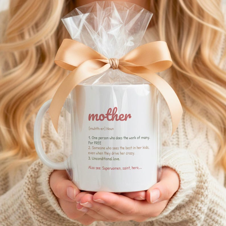 Personalized Mother Definition Mug – Floral Mom Coffee Mug, Perfect Mother’s Day Gift
