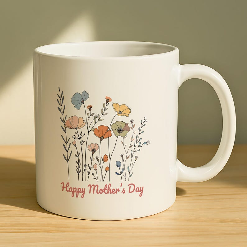 Personalized Mother Definition Mug – Floral Mom Coffee Mug, Perfect Mother’s Day Gift