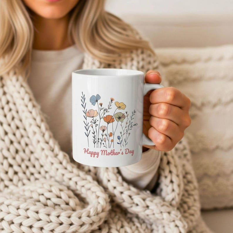 Personalized Mother Definition Mug – Floral Mom Coffee Mug, Perfect Mother’s Day Gift