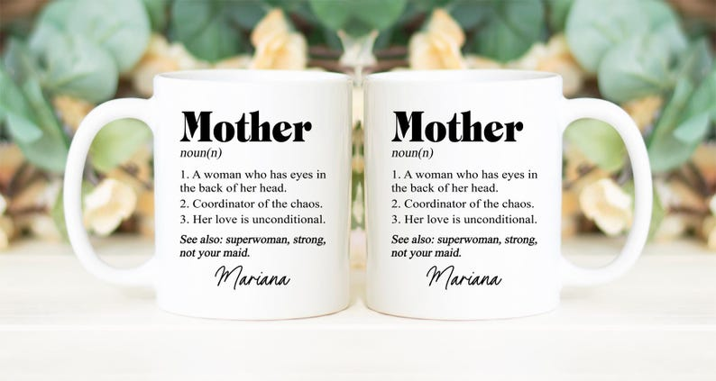 Funny Mother Definition Mug – Personalized Coffee Mug, Perfect Mother’s Day Gift