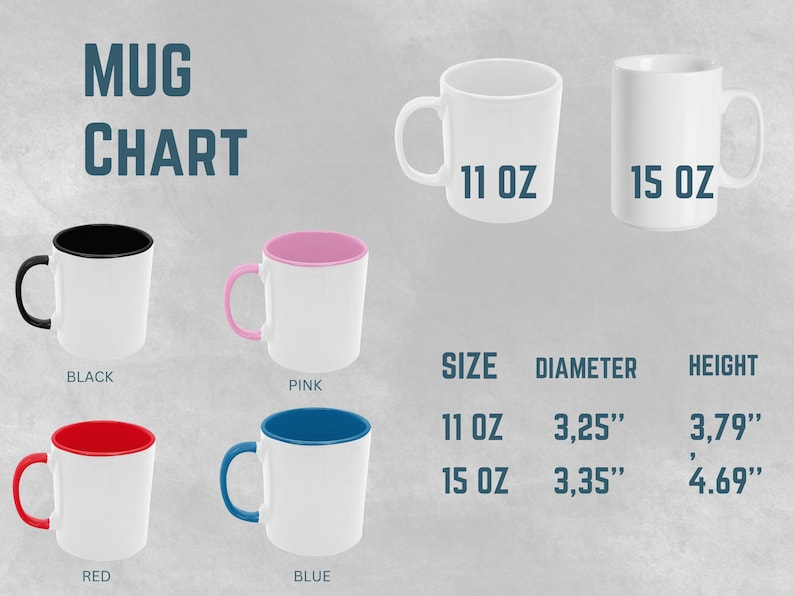 Custom Cartoon Heart Mug, Caricature Mug, Gift For Mom, Mother's Day Gift, Gift For Grandma