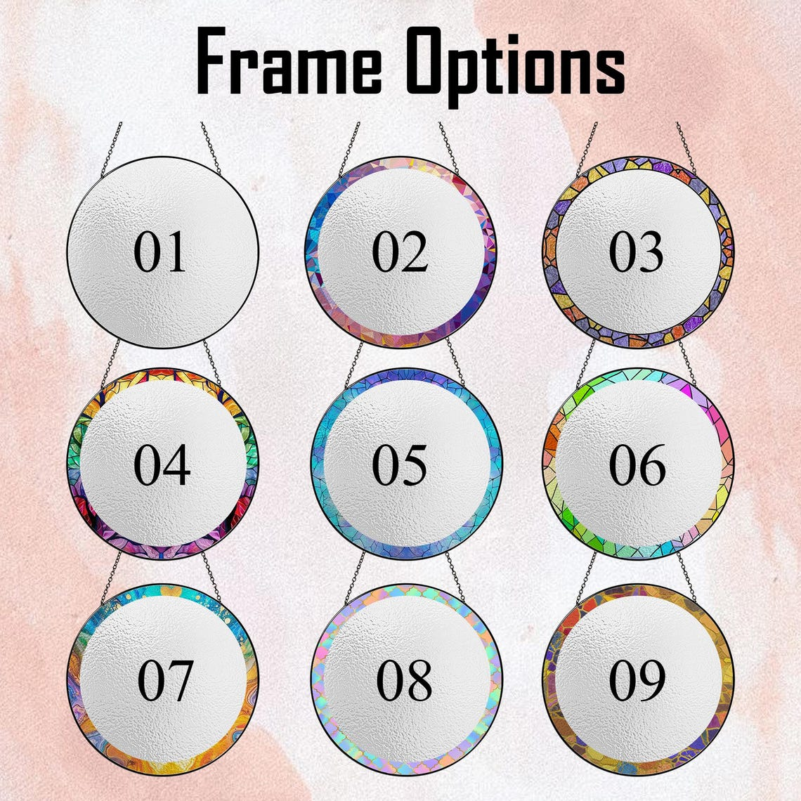 Grandma's Garden Suncatcher,Personalized Floral Gift for Mother’s Day or Mom,Mothers Day Gift For Grandma,Grandma's Garden Gift