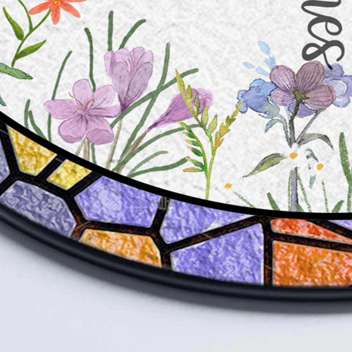 Grandma's Garden Suncatcher,Personalized Floral Gift for Mother’s Day or Mom,Mothers Day Gift For Grandma,Grandma's Garden Gift