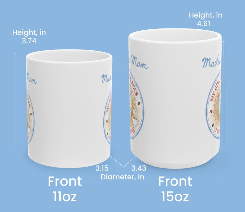 Volleyball Mom Personalized Coffee Mug, 11oz or 15oz sizes, Coffee Lover Gift, Team Spirit Present