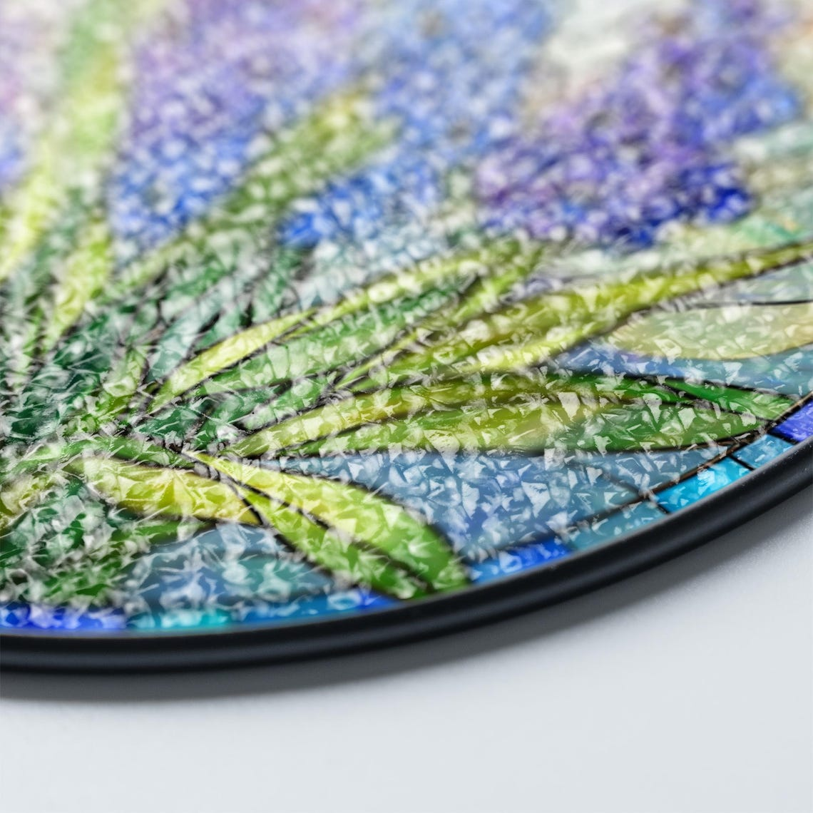 Personalized Grandmas Garden Stained Glass, Custom Grandma Love Grows Here Suncatcher, Birth Month Flowers Stained Glass, Mothers Day Gift