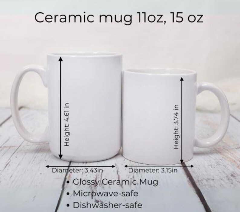 Personalized Love Heart Ceramic Mug – Custom Text Gift for Mom or Wife, Mother’s Day & Anniversary Present