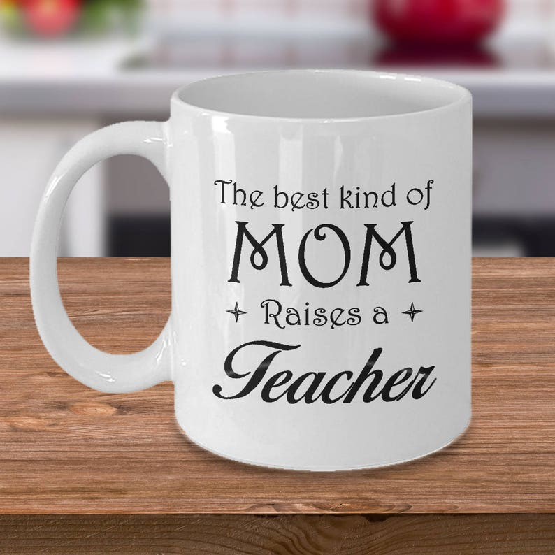 Teacher Mom Coffee Mug – Mother's Day Gift, Customizable Job