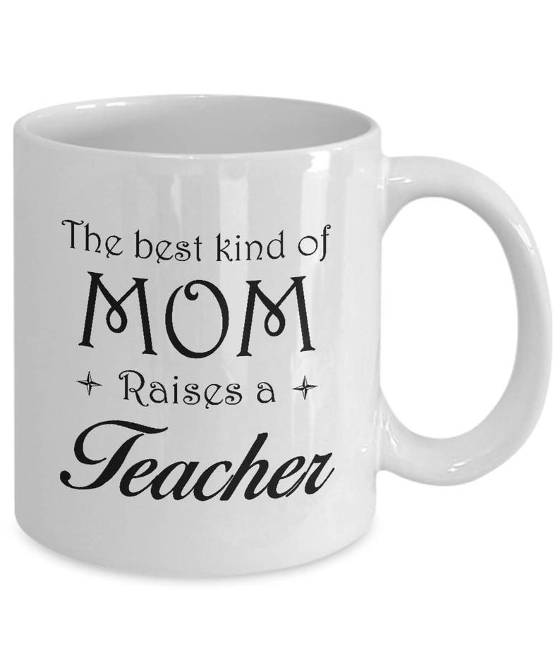 Teacher Mom Coffee Mug – Mother's Day Gift, Customizable Job
