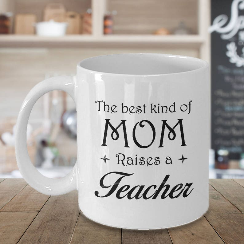 Teacher Mom Coffee Mug – Mother's Day Gift, Customizable Job