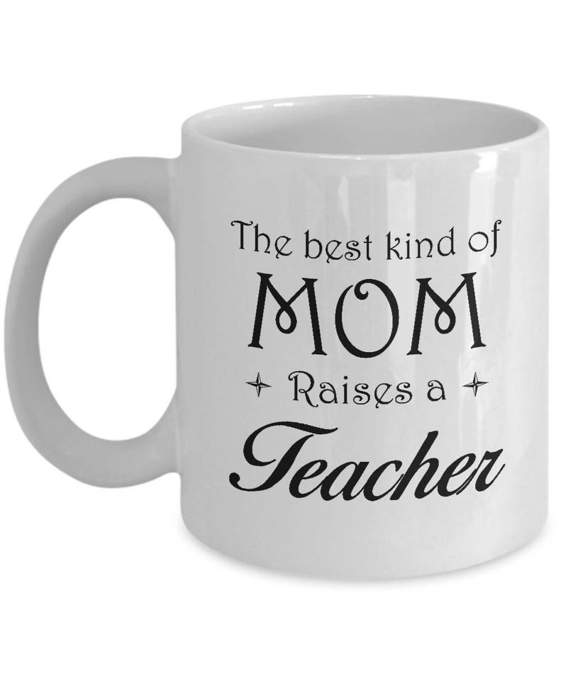 Teacher Mom Coffee Mug – Mother's Day Gift, Customizable Job