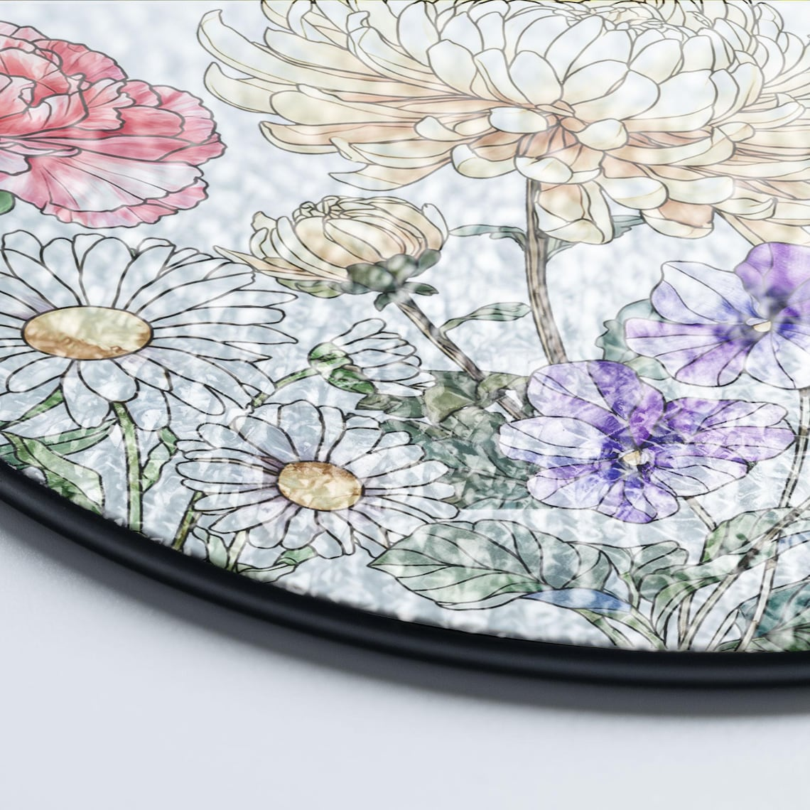 Custom Birth Month Flowers Suncatcher, Grandmas Garden Suncatcher, Grandma Gift from Grandkids, Mothers Day Gift for Grammy, Nanny, Mimi